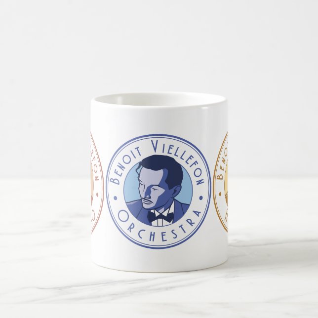 Tasse - Benoit Viellefon (logo triple de couleur) (Centre)