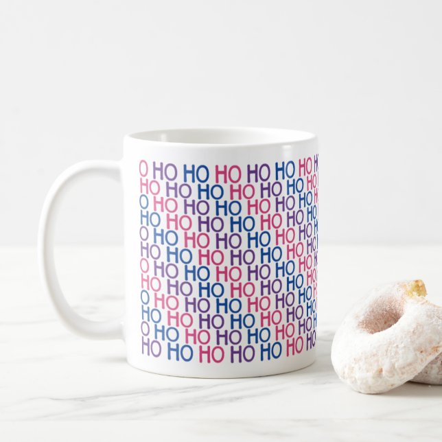 Tasse Bi Pride Ho Ho Ho (Avec donut)