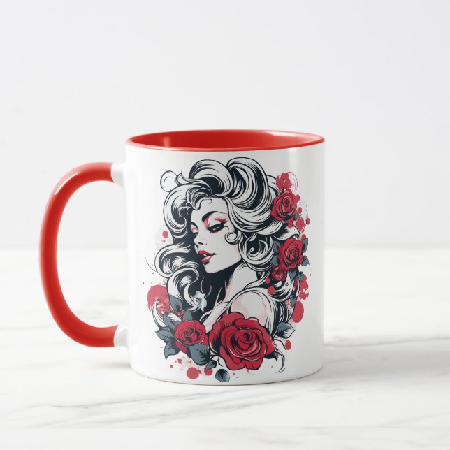 Tasse bicolore de créateur unique (Gauche)