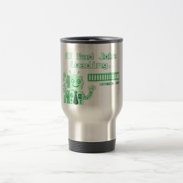 Tasse Blague de Papa IA Tech Café pour Papa (Centre)