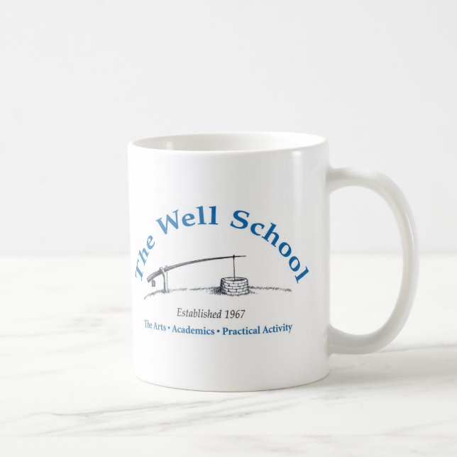 Tasse blanche avec le logo (Droite)