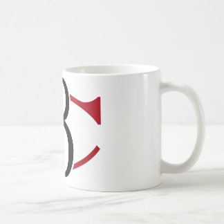 Tasse blanche classique avec le logo C3