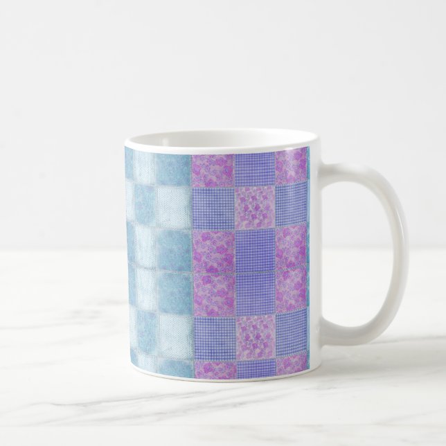 Tasse blanche classique chic minable de 11 onces (Droite)
