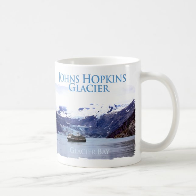 Tasse blanche classique de glacier de Johns (Droite)