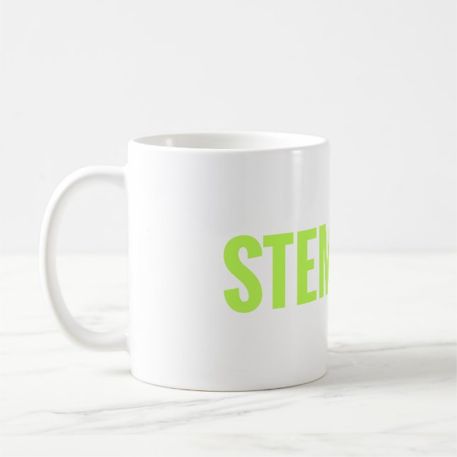 Tasse blanche classique de STEMinist (Gauche)