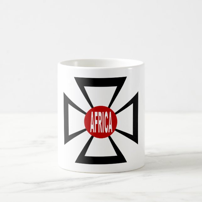 Tasse blanche classique  DESIGN  AFRICA  (Centre)