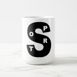 Tasse blanche classique DESIGN SPORT