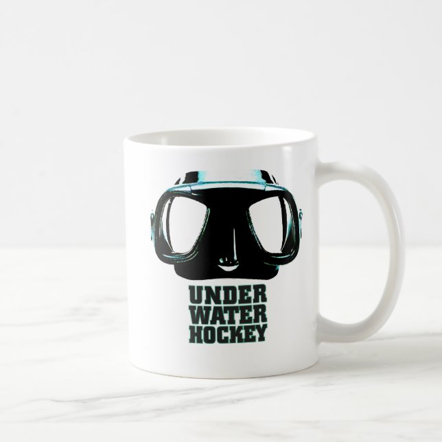 Tasse blanche classique d'hockey sous-marin (Droite)