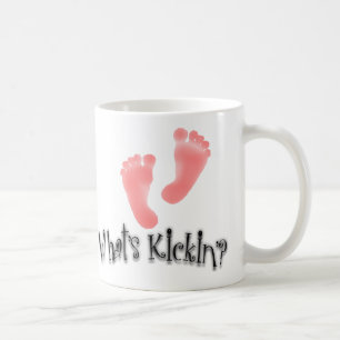 Tasse blanche de Kickin'? pour tummomy.com