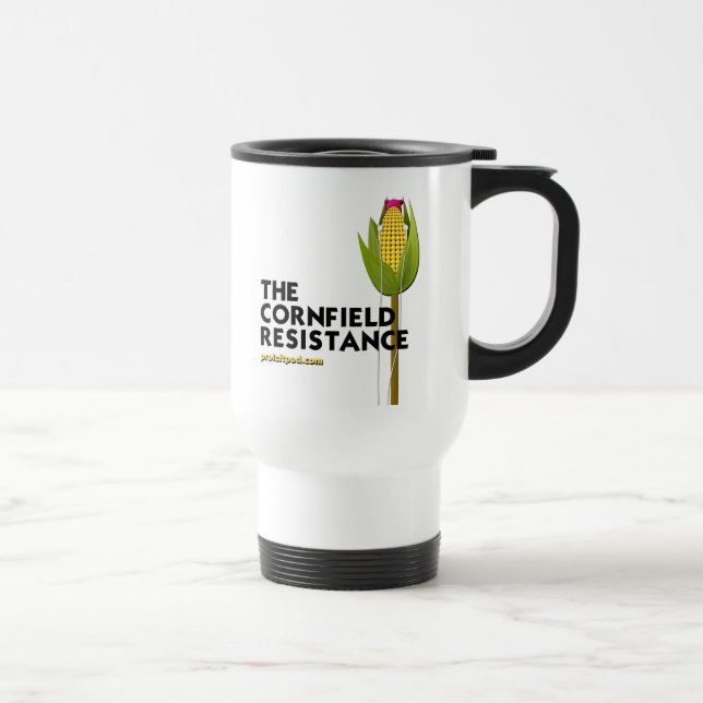 Tasse blanche de voyage - la résistance de champ (Droite)