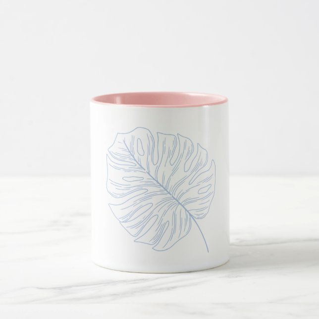 Tasse blanche design fait main | Tasse à café esth (Centre)