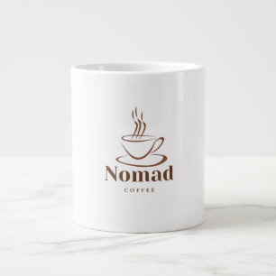Tasse blanche design fait main Tasse à café esth