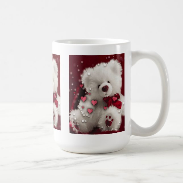 Tasse blanche d'ours de nounours (Droite)