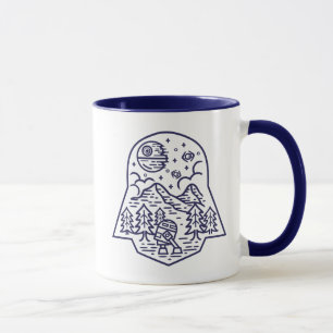 Tasse Bleu Nature Sombre