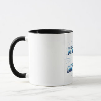 Tasse bleu pour la fête des pères « Mon papa, mon