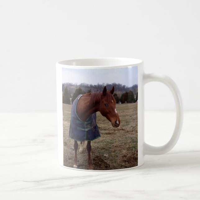 Tasse bleue bleue simple de mer (Droite)