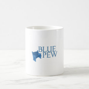 Tasse bleue de banc