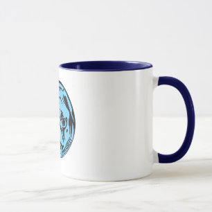 Tasse bleue de carlin
