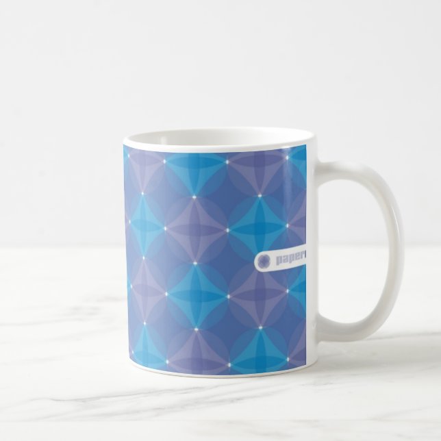 Tasse bleue de cercle (Droite)