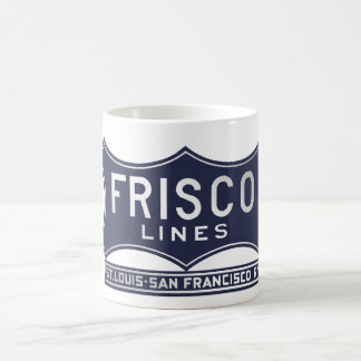 Tasse bleue de logo de St Louis San Francisco