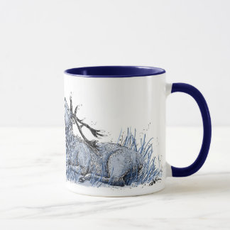 Tasse bleue de mâle
