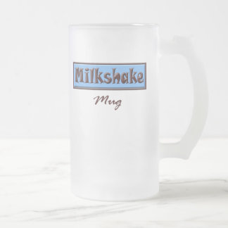 Tasse (bleue) de milkshake