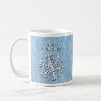 Tasse bleue de Noël