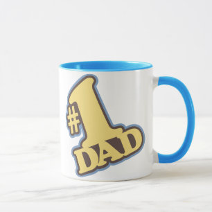 Tasse bleue de sonnerie du papa #1