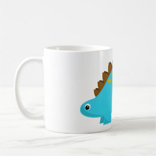 Tasse bleue de Stegosaurus