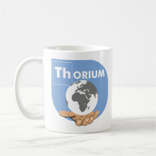 Tasse bleue de thorium