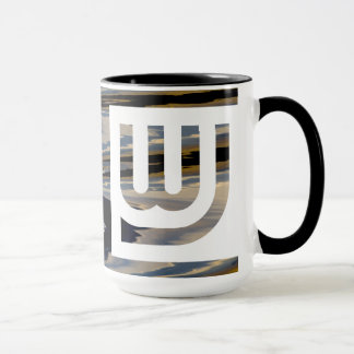 Tasse bleue de Wtr Orng de voyage de WJ