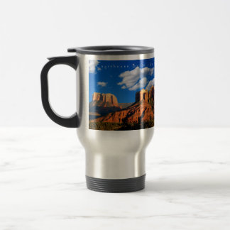 Tasse bleue profonde de voyage de Sedona de vallée
