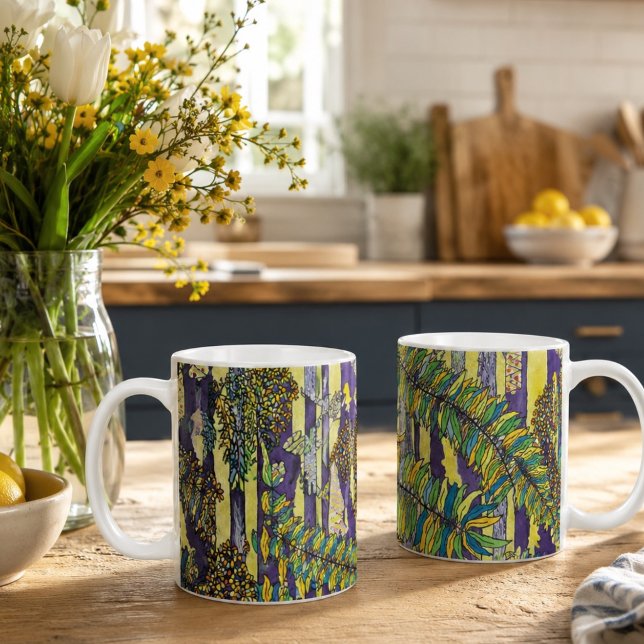Tasse Blue Forest 1 (Créateur téléchargé)