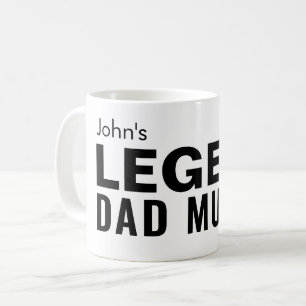 Tasse Bold Legend Papa Fête des Pères