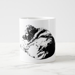 Tasse Bold Vector Dog Offre Calme pour des Boisson