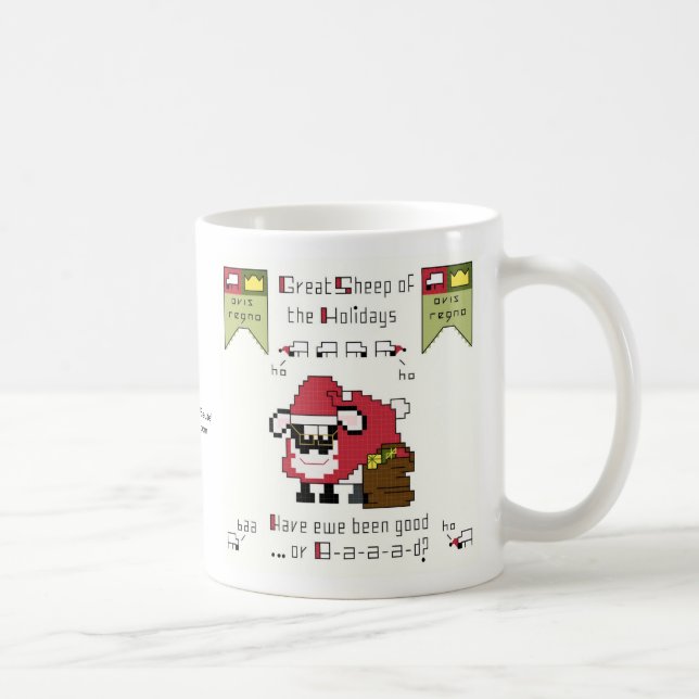 Tasse bonne ou de B-a-a-a-d de Noël (Droite)