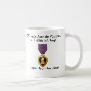 Tasse Borinqueneers - Purple Heart