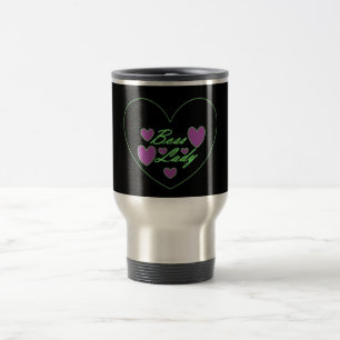 Tasse Boss Lady Cœurs