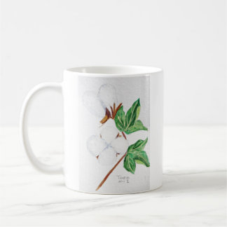 Tasse botanique de capsule de coton