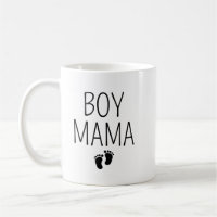 Tasse Boy Mama avec les noms des enfants, maman pe