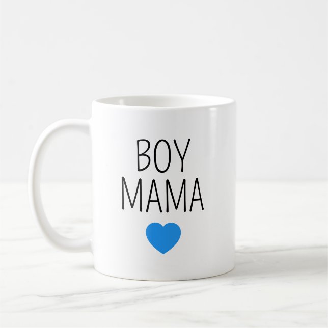 Tasse Boy Mama, Tasse Maman de Garçons, Tasse Mama (Gauche)