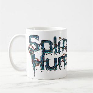 Tasse brisée de logo d'humanité