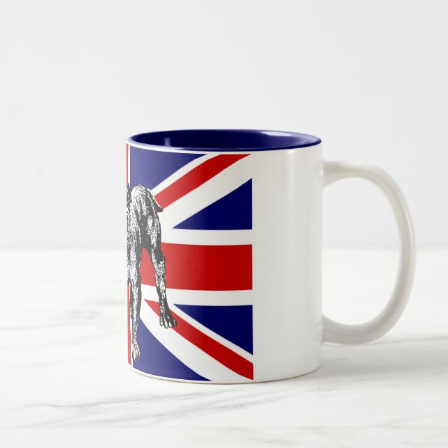 Tasse britannique de drapeau d'Union Jack de (Droit)