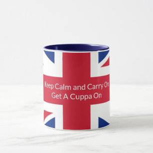 Tasse britannique de tasses de thé