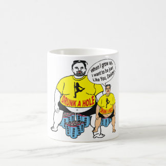Tasse bue drôle de papa et de fils