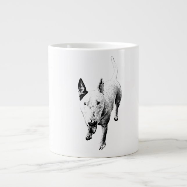 Tasse Bull Terrier – Une détermination émouvante,  (Devant)