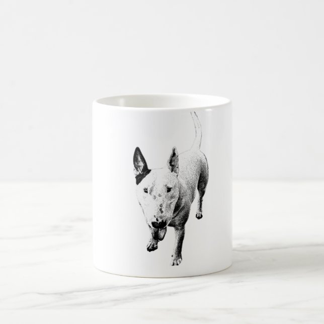 Tasse Bull Terrier – Une détermination émouvante,  (Centre)