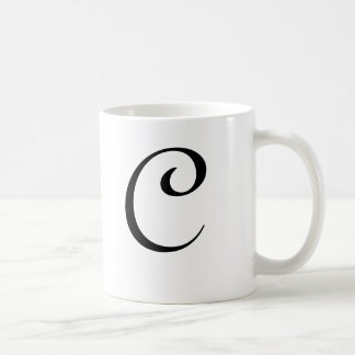 Tasse "C " de monogramme