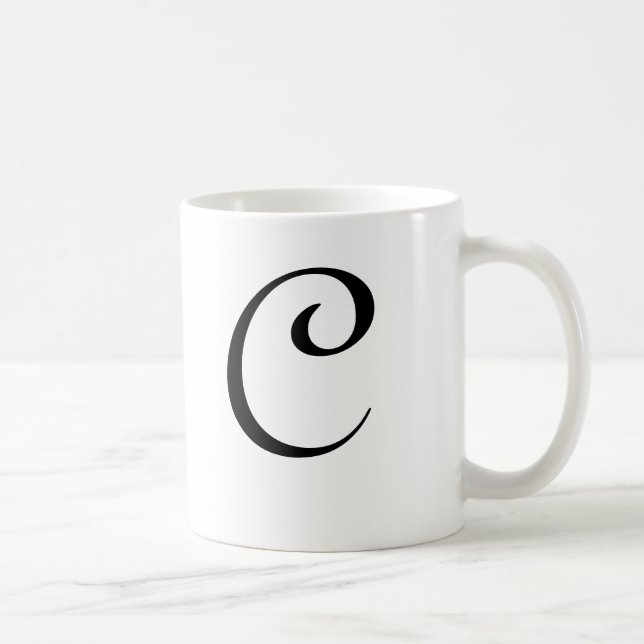 Tasse "C " de monogramme (Droite)