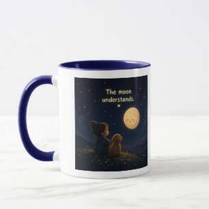 Tasse cadeau céleste amoureux de la lune
